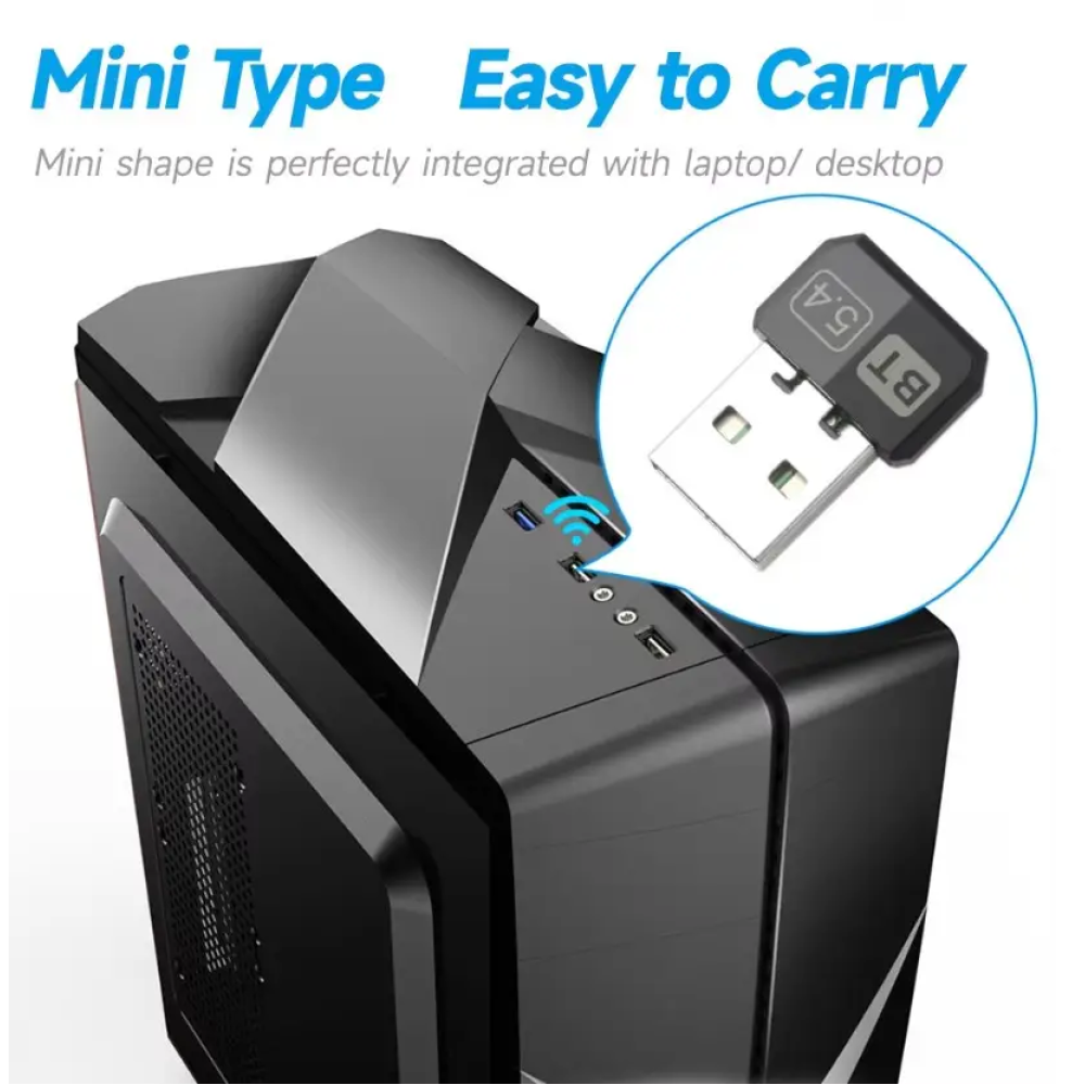 Bluetooth адаптер Dongle USB Bluetooth 5.4 Plug and play