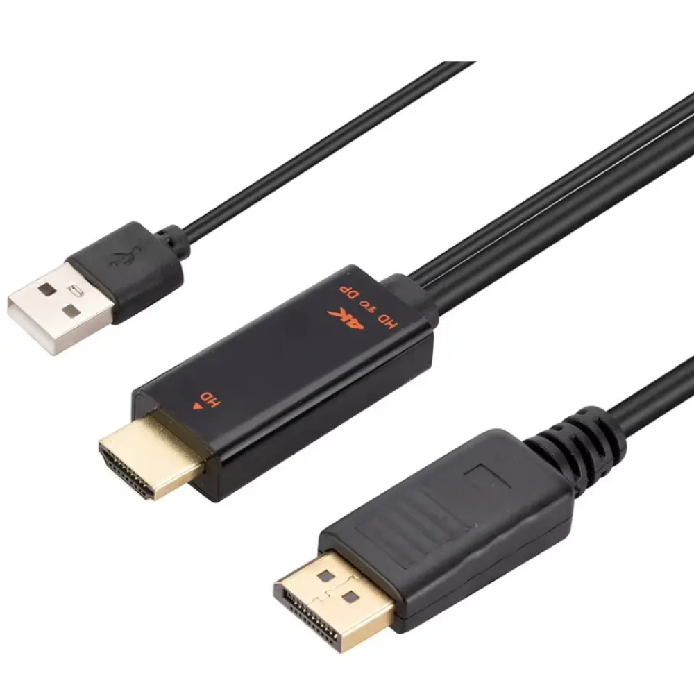 Кабель HDMI - DisplayPort з живленням USB. SmartG