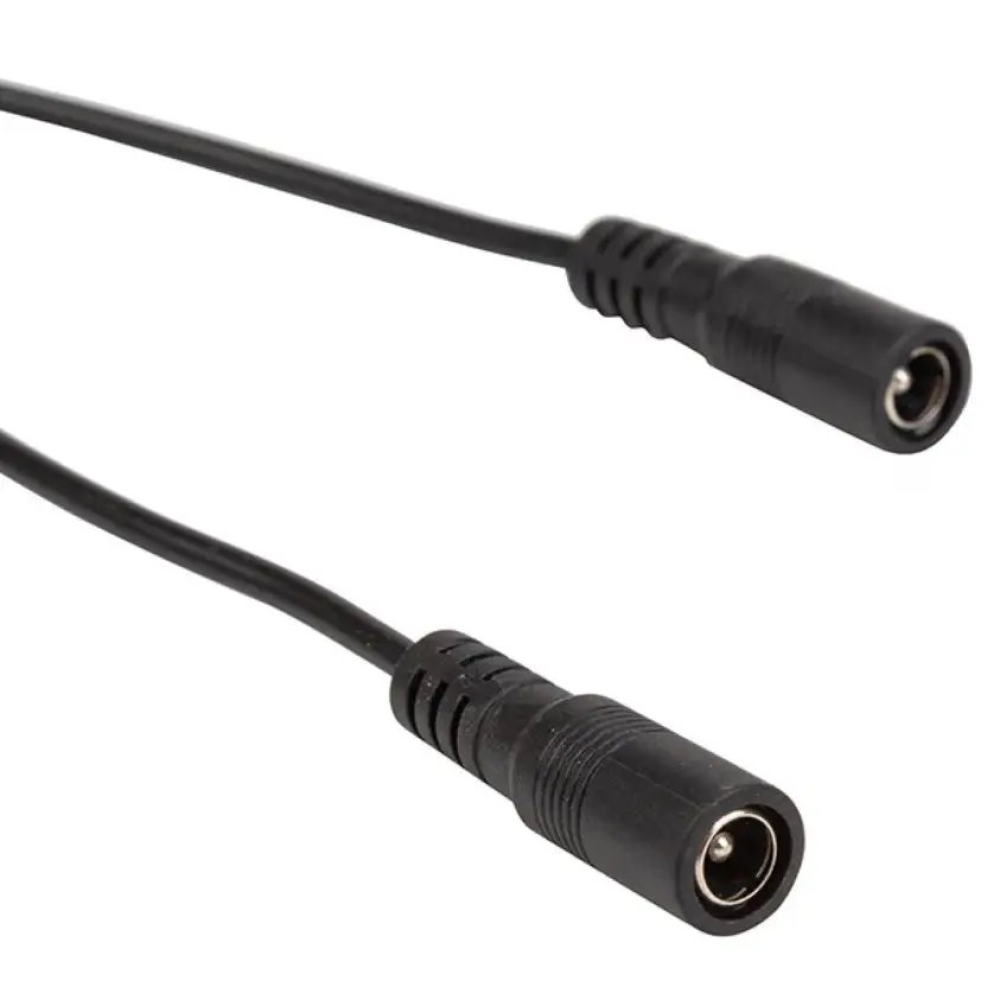 Кабель 2x DC 5.5 x 2.1 на 1х  DC 5.5 x 2.1 - Можливість підключити 2 перехідники підвищуючий перетворювач на 1 потужний роутер роз