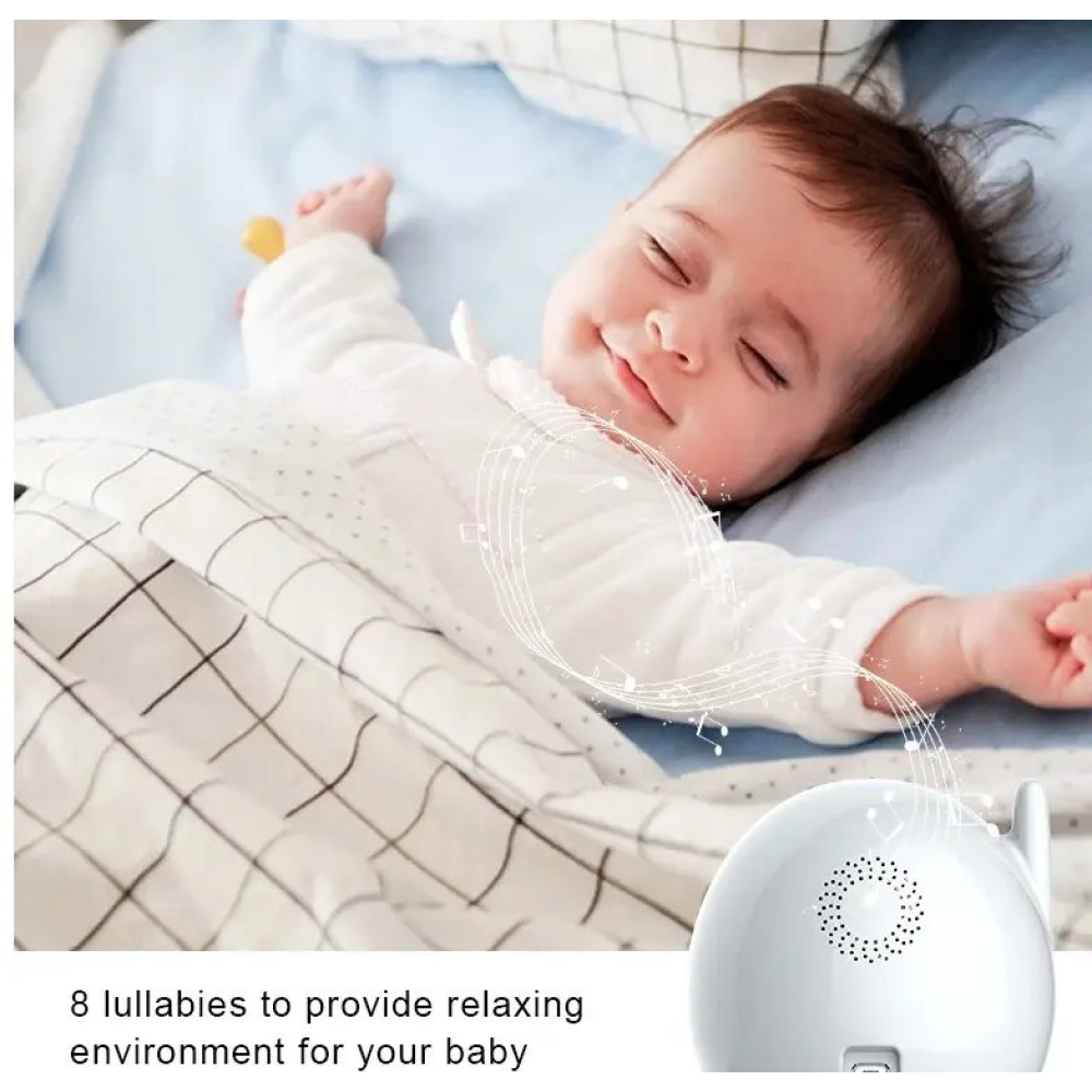 Відеоняня Baby Monitor ABM100 з монітором 4.3''  оглядом 360° двостороннім зв'язком та нічним баченням
