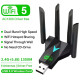 Wi-Fi адаптер AC1300 WiFi5 USB 3.0 5Ггц+2.4Ггц 4 антенны