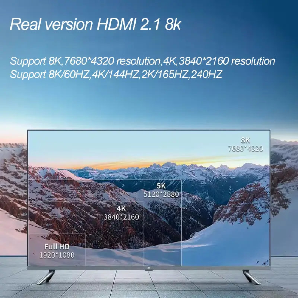 Кабель DisplayPort - HDMI 8K 60Hz 2м SmartG v2.1