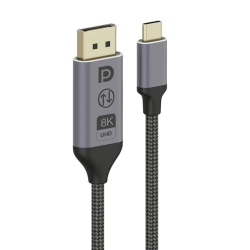 Двонаправлений Кабель  Type-C - DisplayPort 8K 60 Hz UHD 2м DP1.4 SmartG Bidir