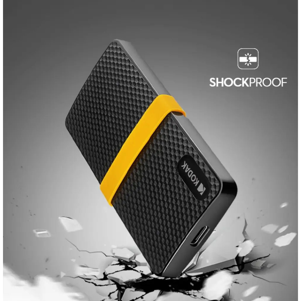 Зовнішній SSD диск Kodak X200  128 Gb, USB Type-C 3.1