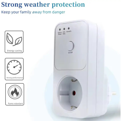 Захисне реле напруги в розетку RCS020 3000W 175-26V (+-5V) 16A Захисне реле напруги в розетку RCS020 3000W 175-26V (+-5V) 16A