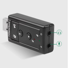 Звукова карта USB 3D Sound Card 7.1 (Коробкова версія)