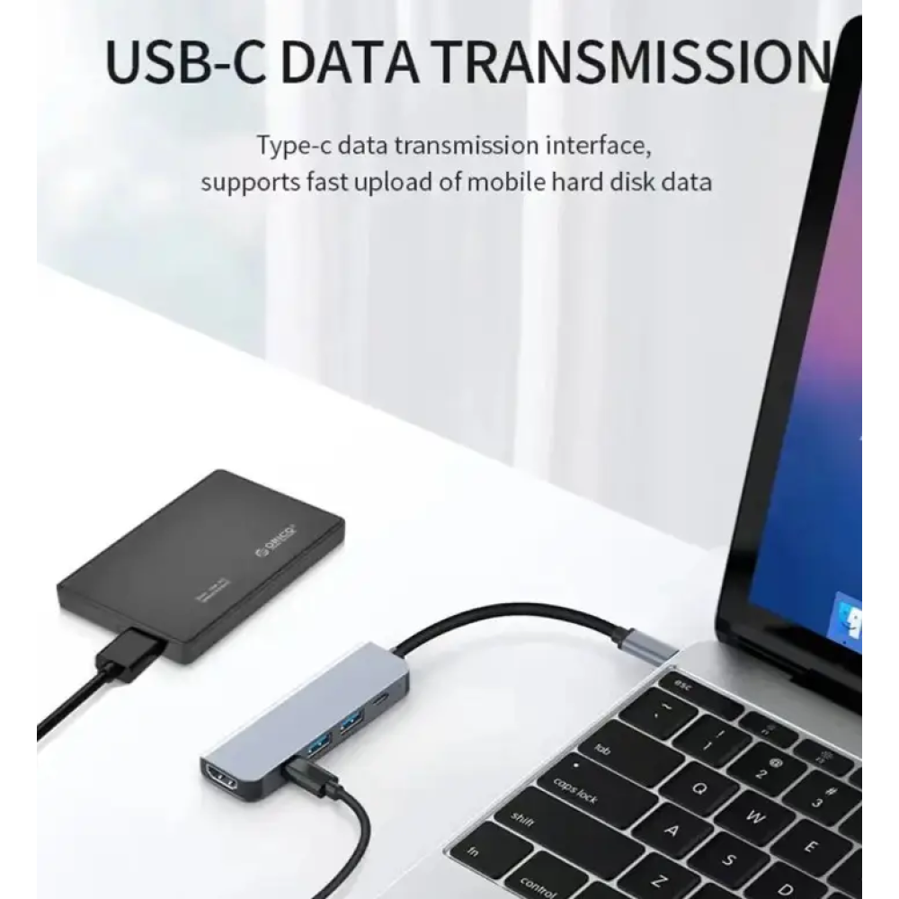 USB 3.0 хаб + конвертер HDMI 4K SmartGo HUC 5 у 1
