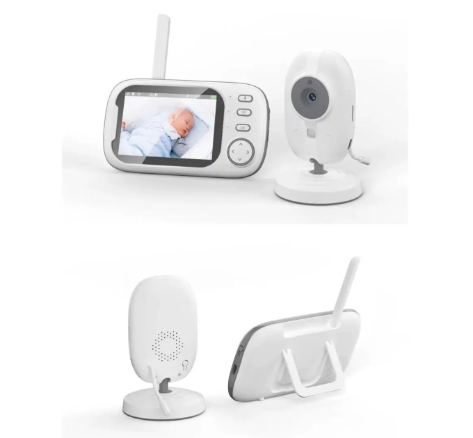 Видеоняня Baby Monitor ABM600-USB Type-c с монитором 3.5'' двусторонней связью и ночным видением
