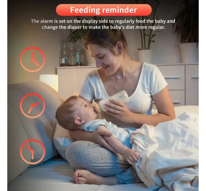 Видеоняня Baby Monitor ABM600-USB Type-c с монитором 3.5'' двусторонней связью и ночным видением