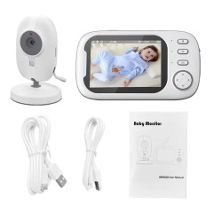 Видеоняня Baby Monitor ABM600-USB Type-c с монитором 3.5'' двусторонней связью и ночным видением Видеоняня Baby Monitor ABM600-USB Type-c с монитором 3.5'' двусторонней связью и ночным видением