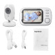 Видеоняня Baby Monitor ABM600-USB Type-c с монитором 3.5'' двусторонней связью и ночным видением