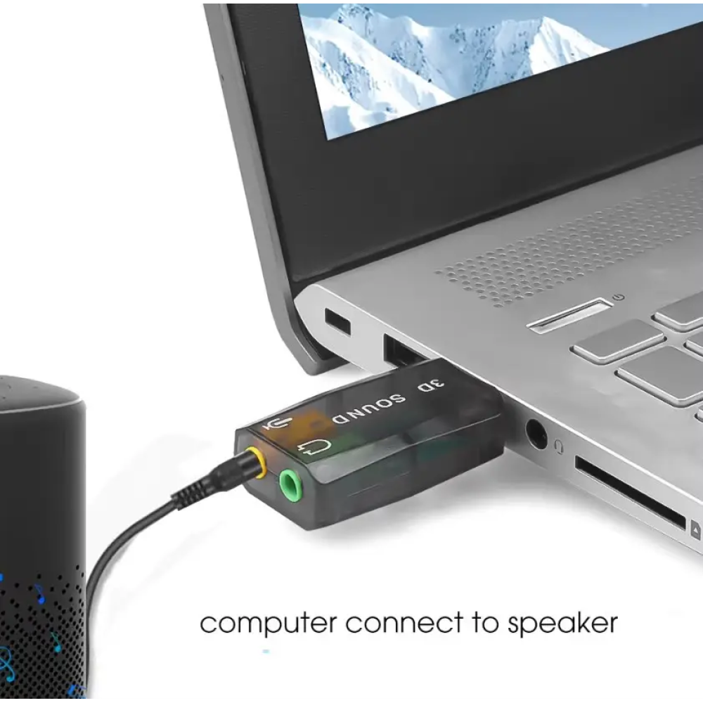 Звукова карта USB 3D Sound Card Коробочна версія