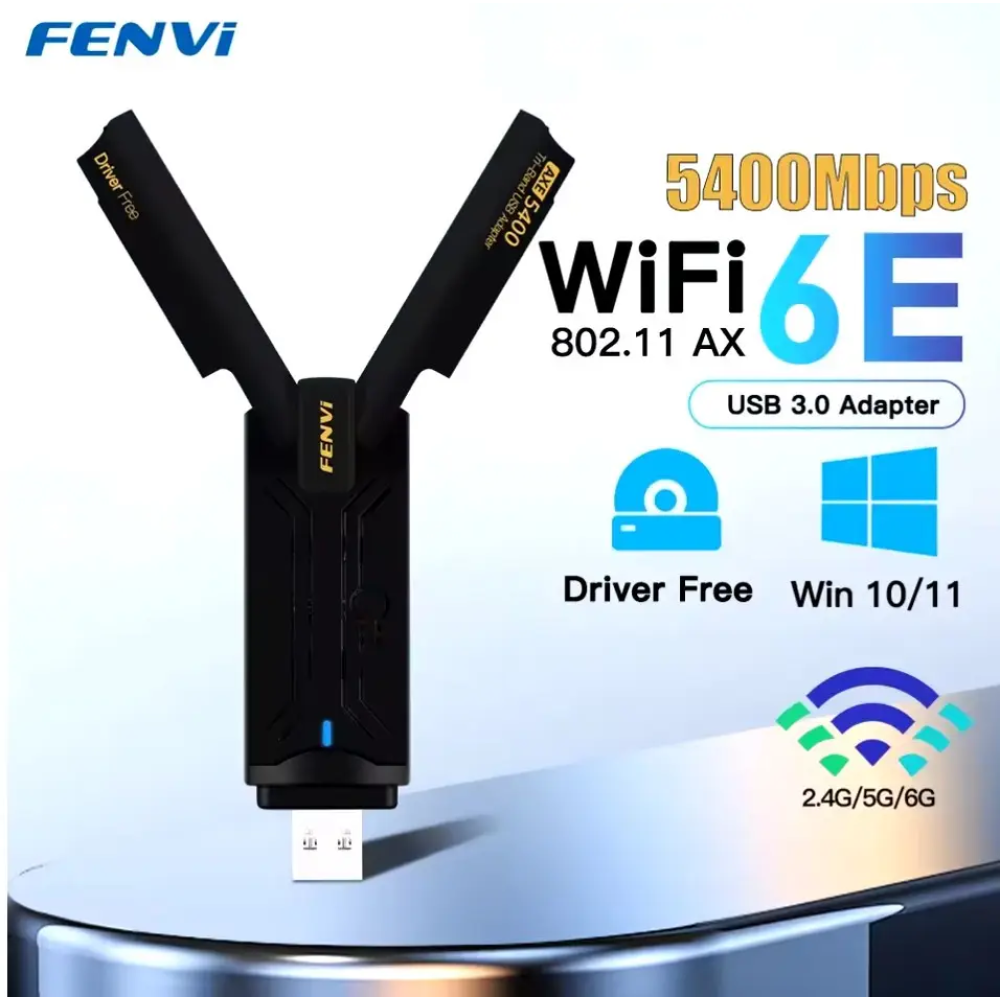 Wi-Fi адаптер AX5400 FENVI WiFi 6E USB 3.0