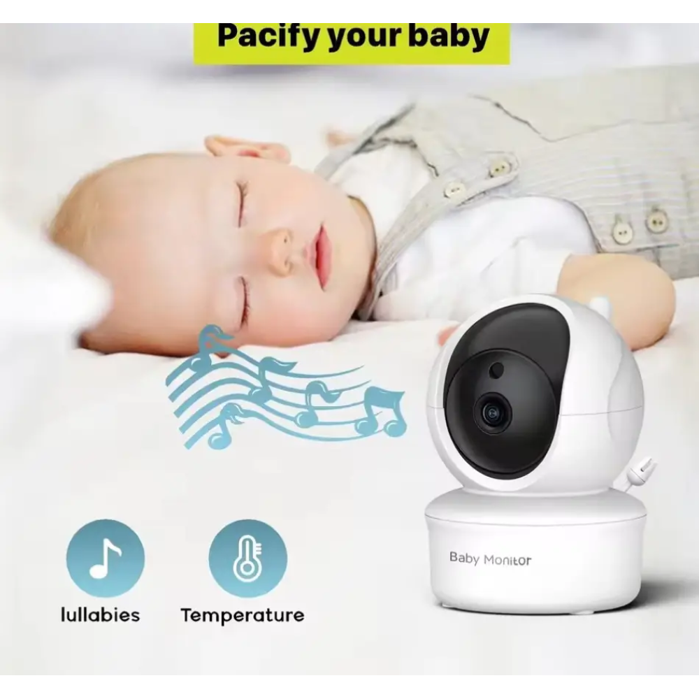 Відеоняня Baby Monitor SM650 з монітором 5'' двостороннім зв'язком та нічним баченням Радіоняня