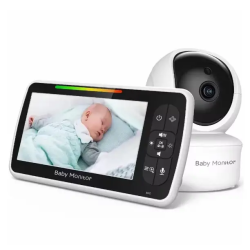 Відеоняня Baby Monitor SM650 з монітором 5'' двостороннім зв'язком та нічним баченням Радіоняня
