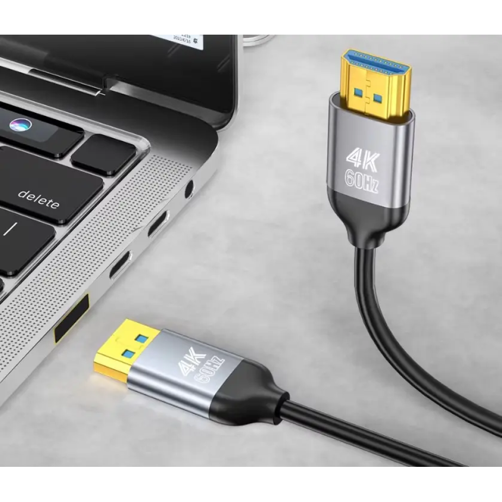 Кабель DisplayPort - HDMI 4K 60Hz 1м UnnLink