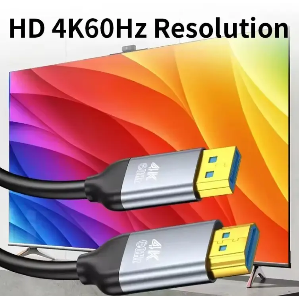 Кабель DisplayPort - HDMI 4K 60Hz 1м UnnLink