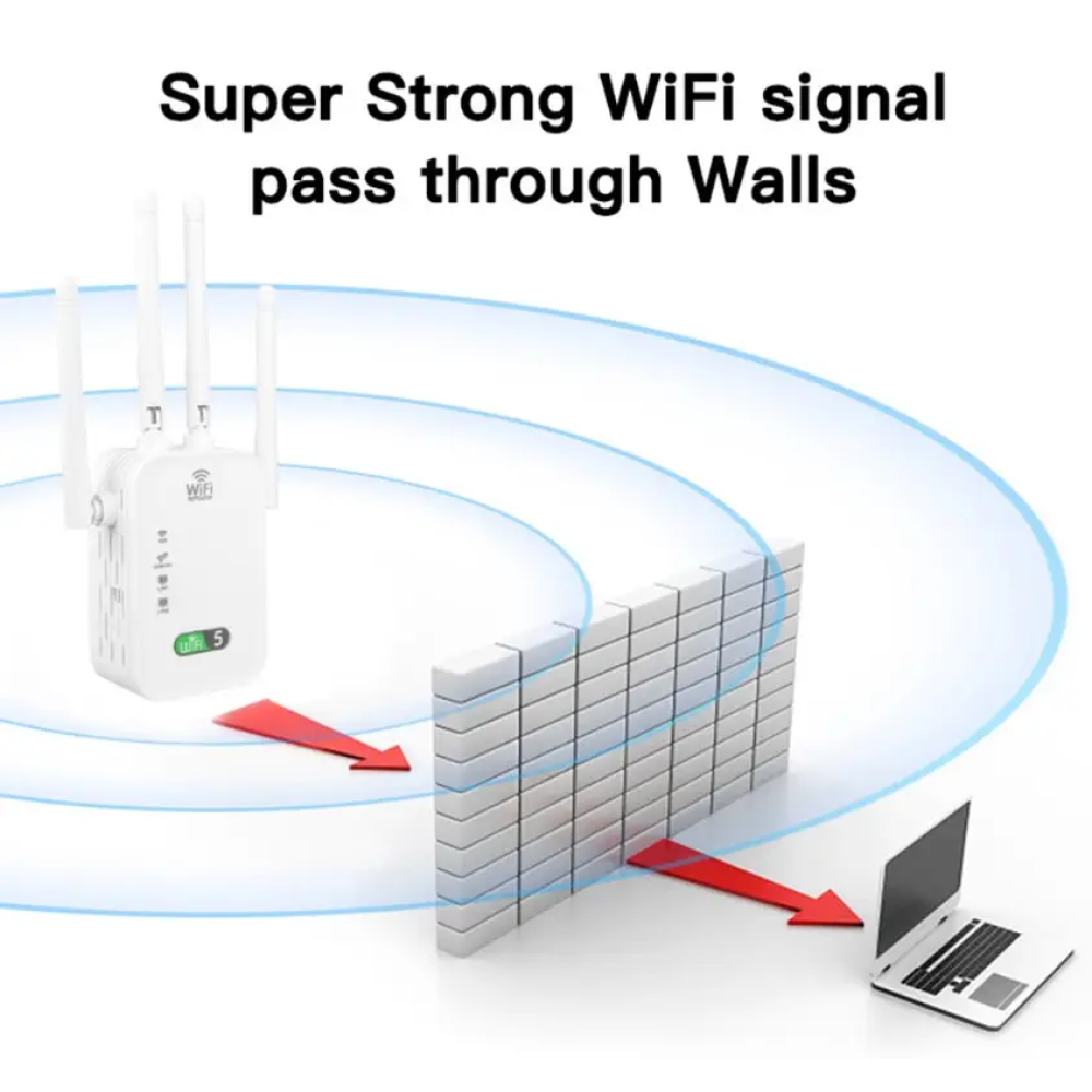 Ретранслятор Wi-Fi 5Ghz/2.4Ghz AC1200Mbps двухдиапазанонный 802.11ac