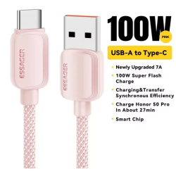 Кабель  USB - Type-c 100W Essager PD QC4.0 FCP AFC - 1m