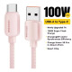 Кабель  USB - Type-c 100W Essager PD QC4.0 FCP AFC  - 1m