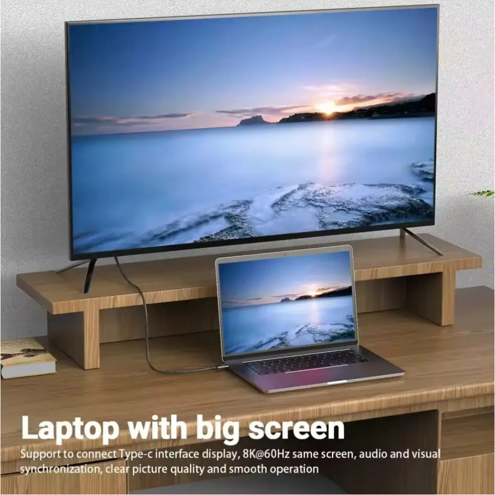 Кабель  Type-c - Type-c Usb 4.0 Type-C Gen2 40Gbps 8K @ 60Hz 1240W AV audio video 1.5м SmartGo Дата кабель