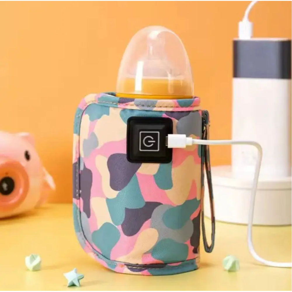 Портативний підігрівач дитячих пляшечок Hengxin USB електричний термос-нагрівач від павербанку, сумісний з усіма пляшечками CAMO