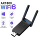 Wi-Fi адаптер AX1800 WiFi6 USB 3.0, двухдиапазонный 2.4/5 ГГц WiFi 6