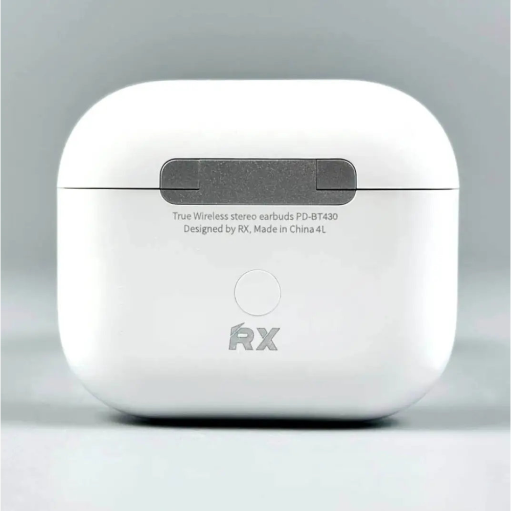Bluetooth TWS навушники Remax PD-BT430. Білі. 4th Generation Smart Case