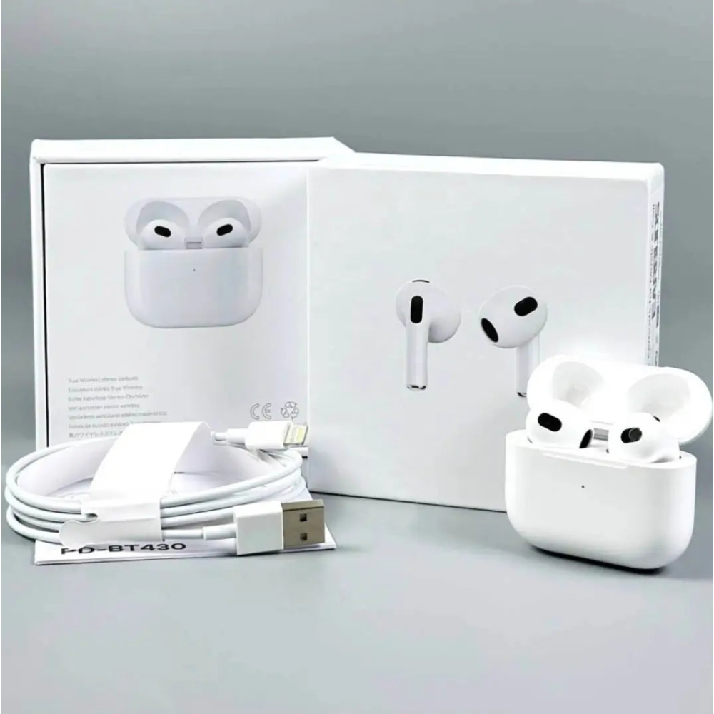 Bluetooth TWS навушники Remax PD-BT430. Білі. 4th Generation Smart Case