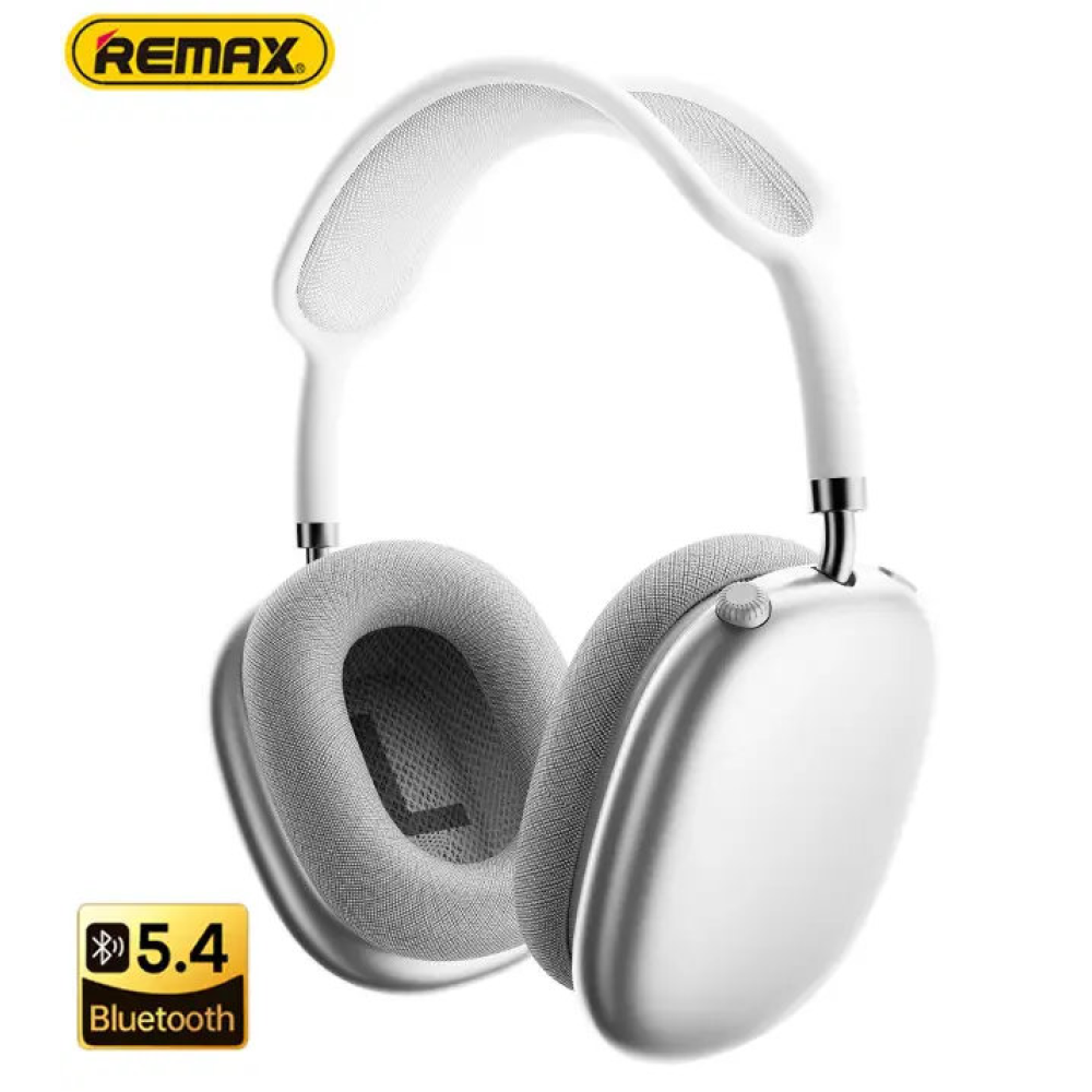 Bluetooth навушники Remax RB-300HB BT5.4 з мікрофоном Silver