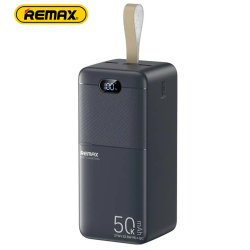 УМБ Павербанк 50000mAh 27W Remax RPP-117 QC3.0 PD Швидка зарядка Сірий Powerbank УМБ Павербанк 50000mAh 27W Remax RPP-117 QC3.0 PD Швидка зарядка Сірий Powerbank