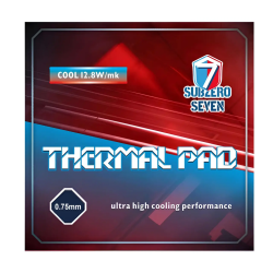 Термопрокладка SubZero Seven Cool 12.8 W/mK 100x100x0.75мм