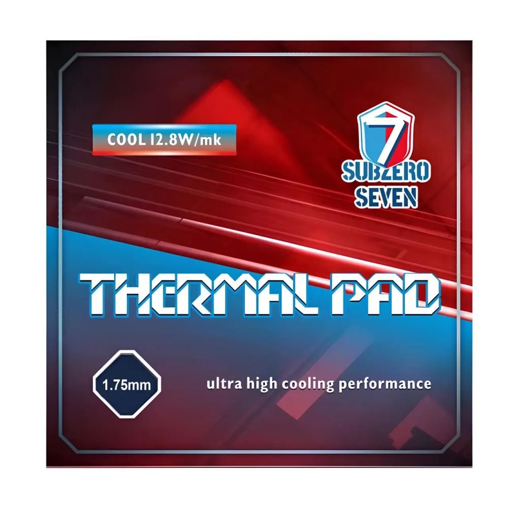 Термопрокладка SubZero Seven Cool 12.8 W/mK 100x100x1.75 мм
