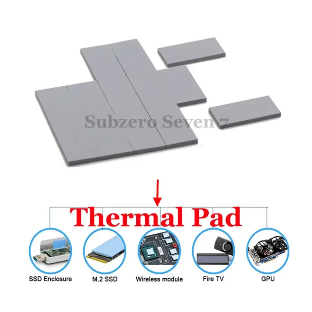Термопрокладка SubZero Seven Storm 15W/mK 100x100x2 мм