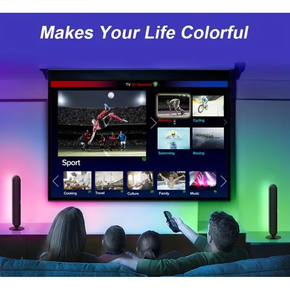Портативна Лампа Нічник RGB Ambietn USB