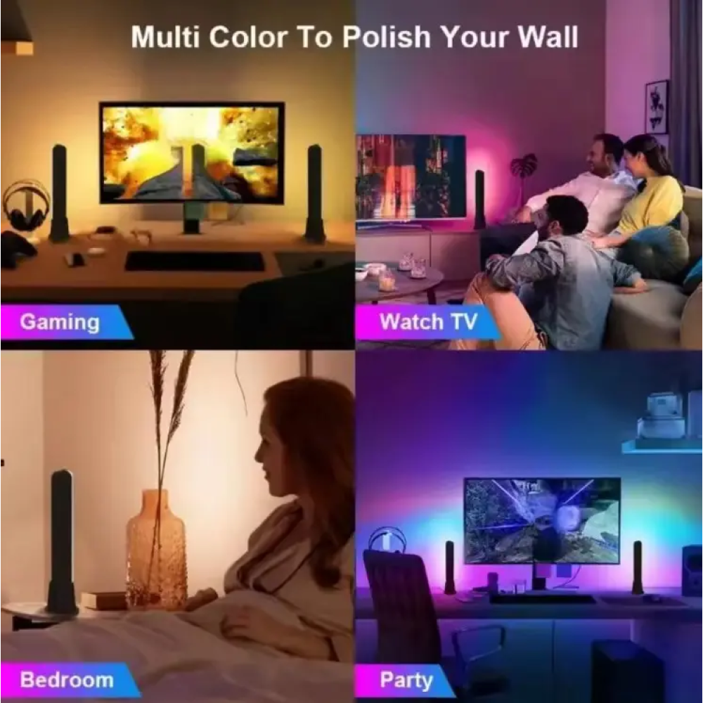 Портативна Лампа Нічник RGB Ambietn USB