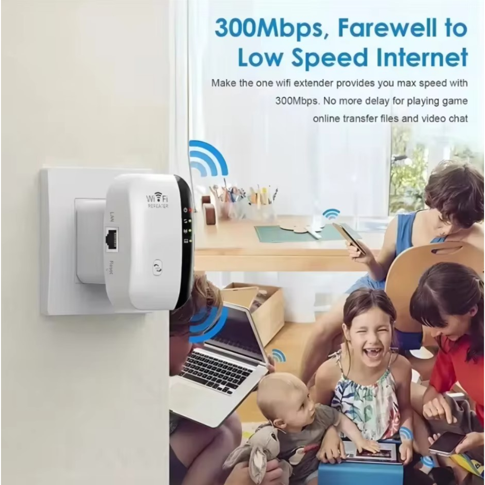 Ретранслятор Wi-Fi 2.4Ghz 300Мбіт/с , режим роутера (точки доступу) N-WIFI v1.2
