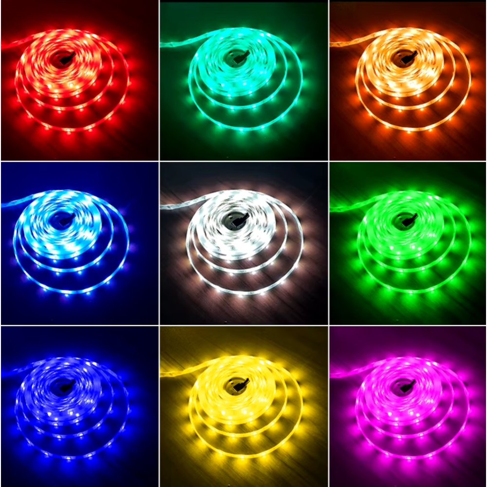 Світлодіодна RGB стрічка 5050 USB 5м с пультом