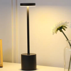 Акумуляторна Настільна лампа LedLine circle black