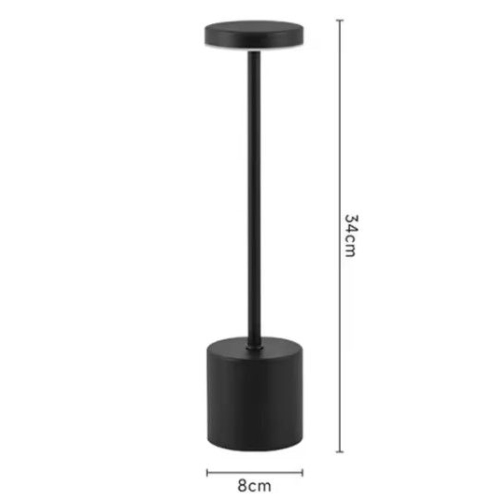 Акумуляторна Настільна лампа LedLine circle black