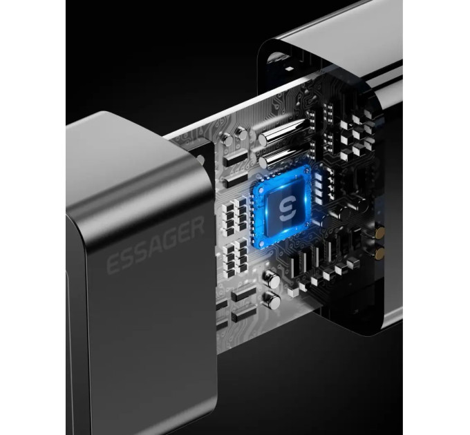 Мережевий зарядний пристрій Essager 33W ES-CD29 GAN чорне