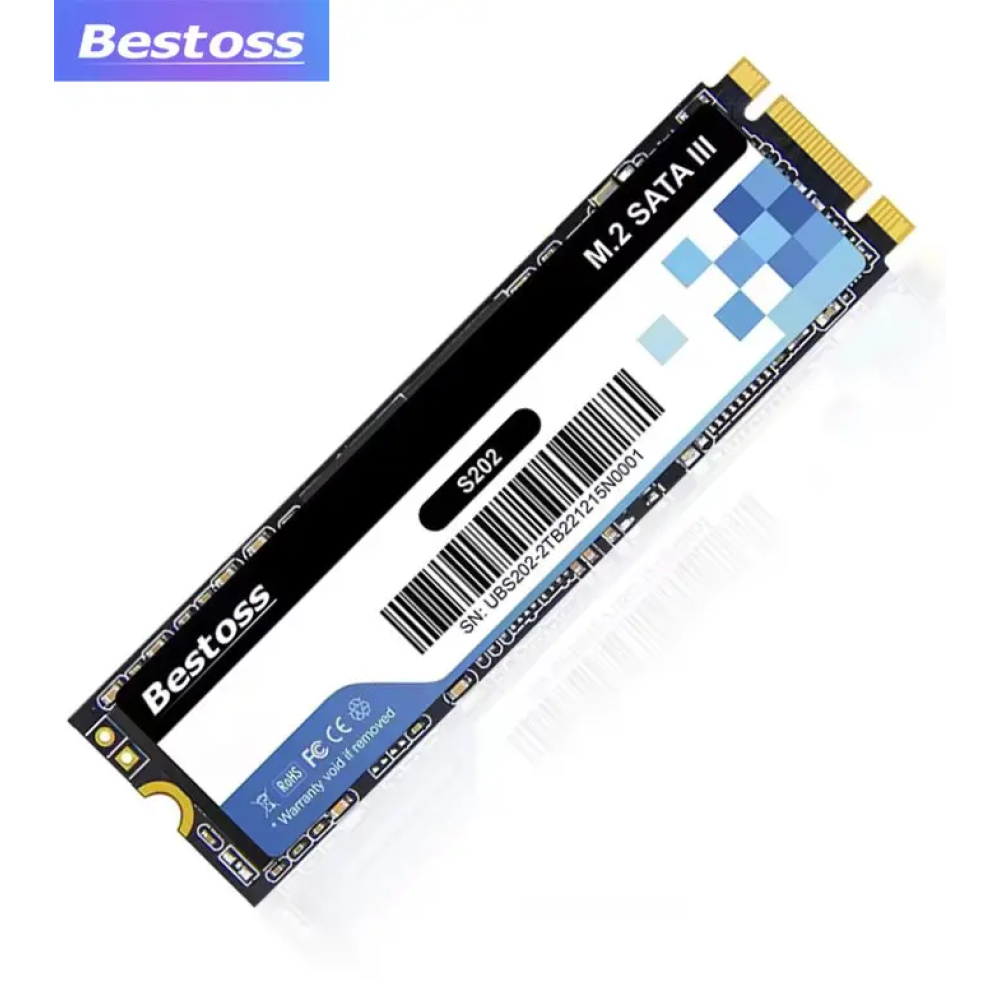 SSD диск m.2 NGFF SATA  256gb Bestoss 2280 3D Nand