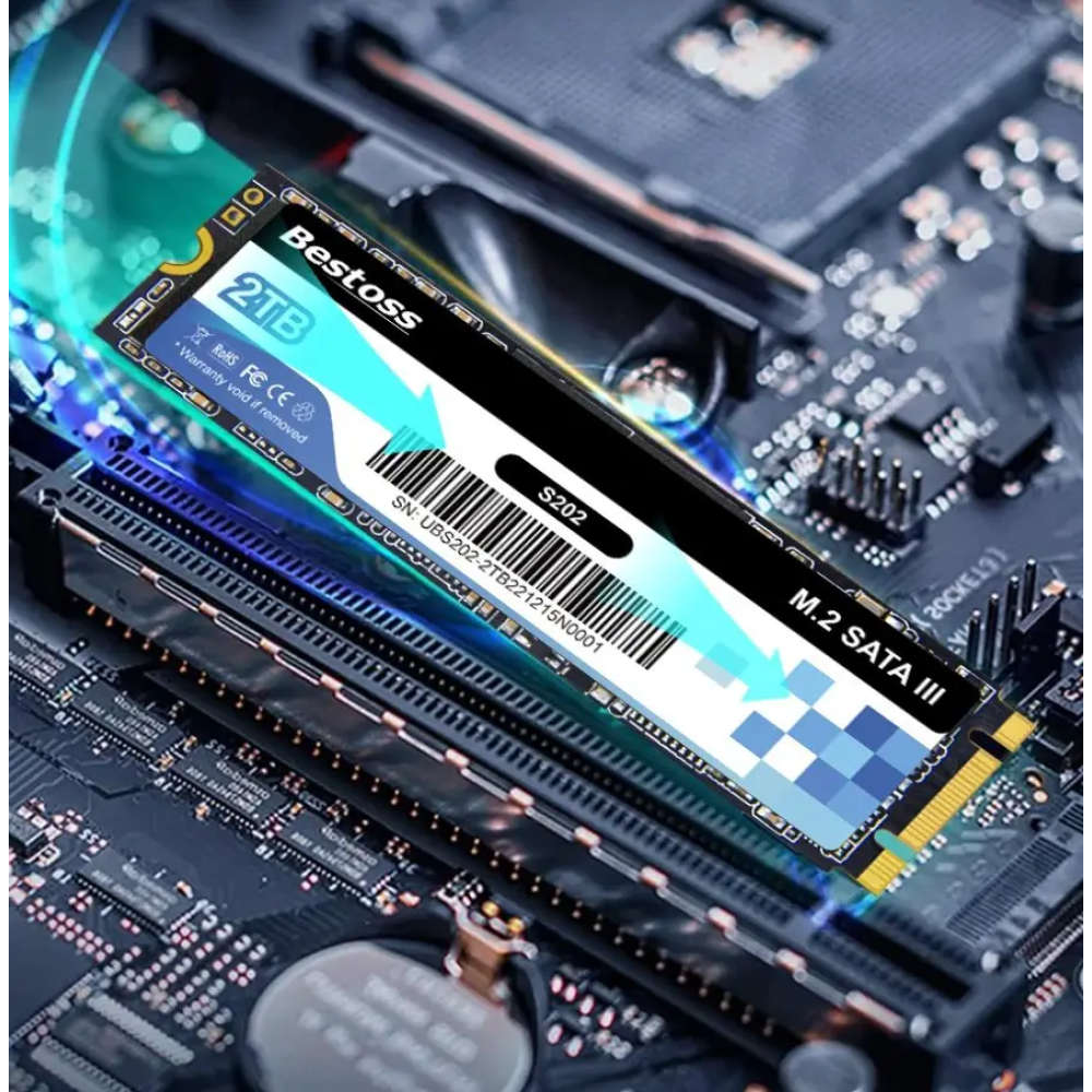 SSD диск m.2 NGFF SATA  256gb Bestoss 2280 3D Nand