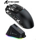 Мышь беспроводная игровая ATTACK SHARK X11 черная. Радио 2.4Ghz + Bluetooth 5.2 + Док-станция