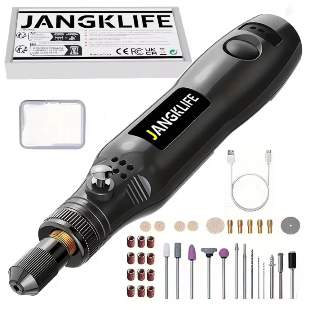 Акумуляторний гравер JANGKLIFE 36-в-1 5000–15000 об/хв