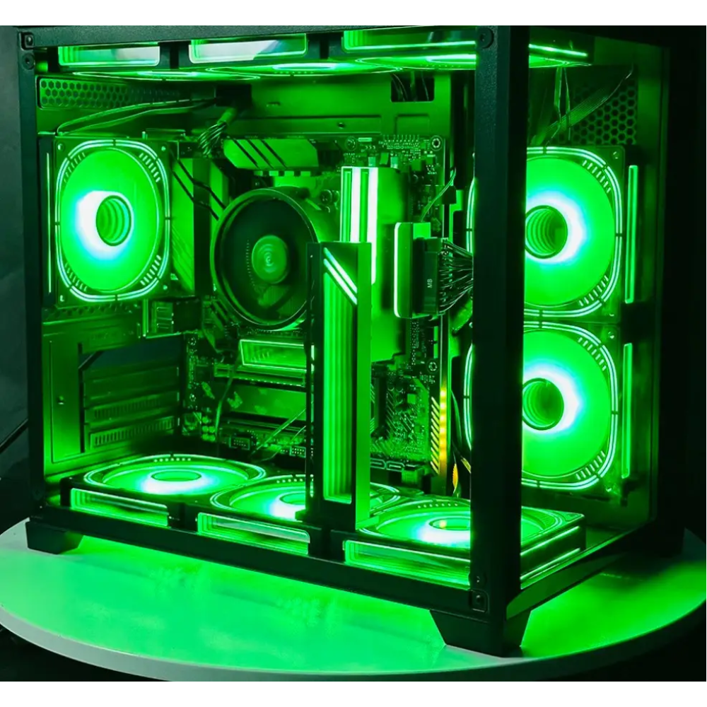 Радіатор охолодження RGB SSD M.2 2280 + термопрокладки Coolcirc ARGB Sync