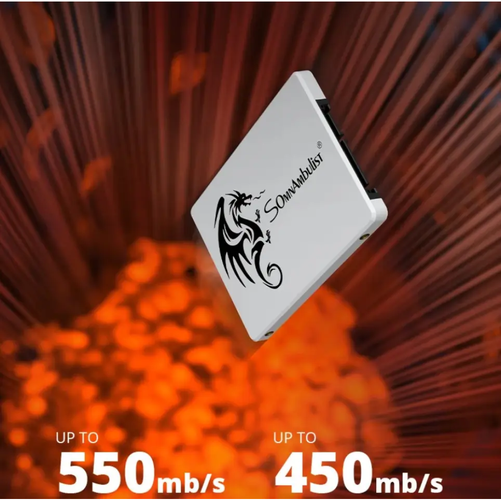 SSD диск 256gb SomnAmbulist SATA lll 2.5'' 3D NAND