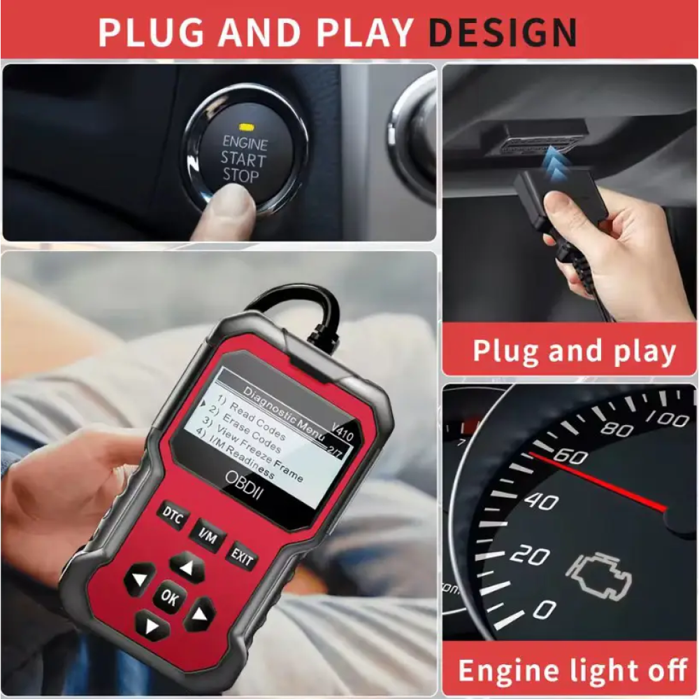 Автосканер OBD2 V410 Diagnostic Scanning Tools Universal