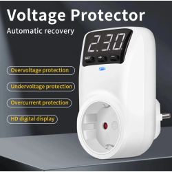 Захисне реле напруги в розетку HLP02 3680W 150-280V 16A