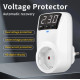 Защитное реле напряжения в розетку HLP02 3680W 150-280V 16A